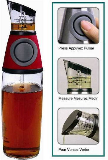 Recipient Pentru Ulei și Oțet Recipient Pentru Ulei Din Sticlă cu Flux 500ml