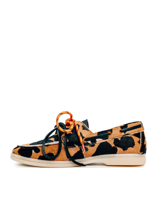 Γυναικεία Boat Shoes σε Καφέ Χρώμα