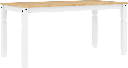 Table Dining Room from Solid Wood Natural 160x80x75cm Table Dining Room from Solid Wood Natural 160x80x75cm