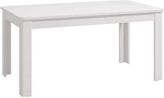 Jersey Τραπεζαρίας Επεκτεινόμενο Λευκό 160+40x91x77εκ. Jersey Τραπεζαρίας Επεκτεινόμενο Λευκό 160+40x91x77εκ.