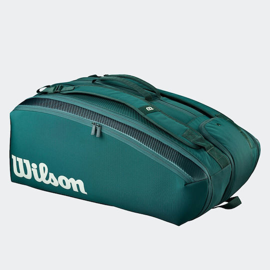 Wilson Super Tour Blade Shoulder Hand Tennis Bag 15 Rackets Green