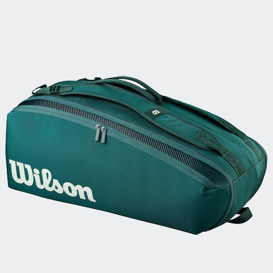 Wilson Super Tour Blade Shoulder Hand Tennis Bag 9 Rackets Green