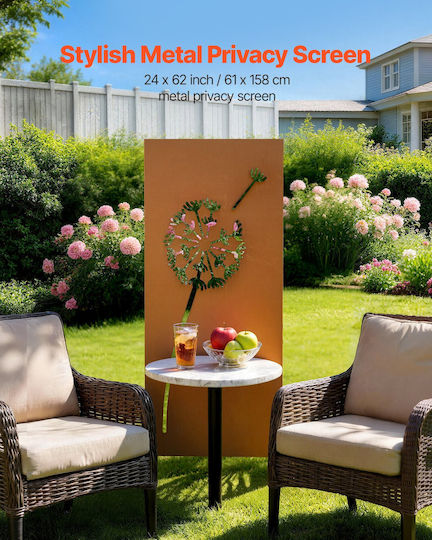 Vevor Διακοσμητικό Παραβάν Μεταλλικό 61x160cm