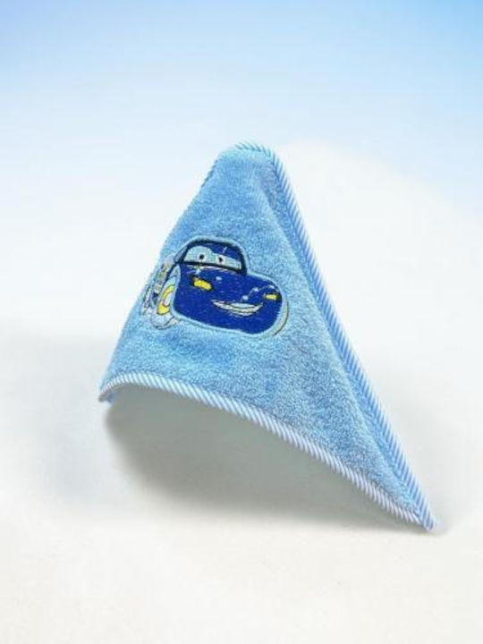 Linea Home Baby Hooded Bath Towel Light Blue 75x80cm