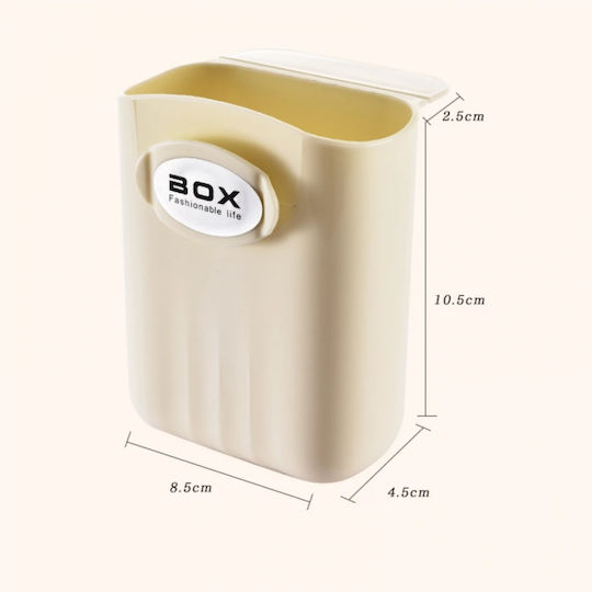 Bază De Organizare Cosmetice Bej 3 Bucăți 11.5x9x8cm