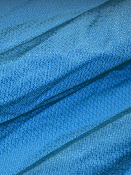 Cocoon Double Fabric Hammock with Stand Blue 325x148cm