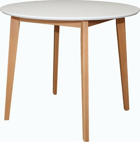 Max S Κουζίνας Λευκό 90x90x75εκ. Max S Κουζίνας Λευκό 90x90x75εκ.