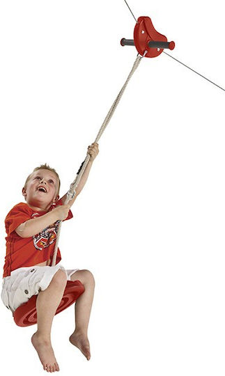 Zip Line Rundes Schaukelset Rot