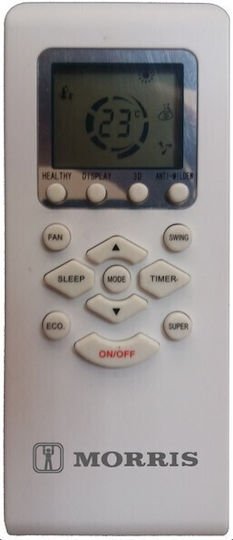 Oem Τηλεχειριστήριο Κλιματιστικών Dc-0903 Morris Izola