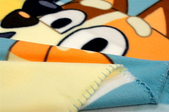 Fleece Blanket Bbc Studios Bluey 55 100x140 Blue 100% Polyester