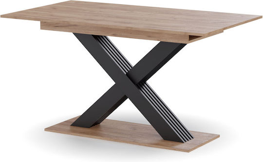Cross Τραπεζαρίας Επεκτεινόμενο Δρυς 150+35x85x76.2εκ. Cross Τραπεζαρίας Επεκτεινόμενο Δρυς 150+35x85x76.2εκ.