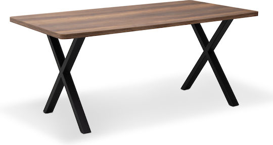 Jeremy Τραπεζαρίας Καρυδί 140x80x75εκ.