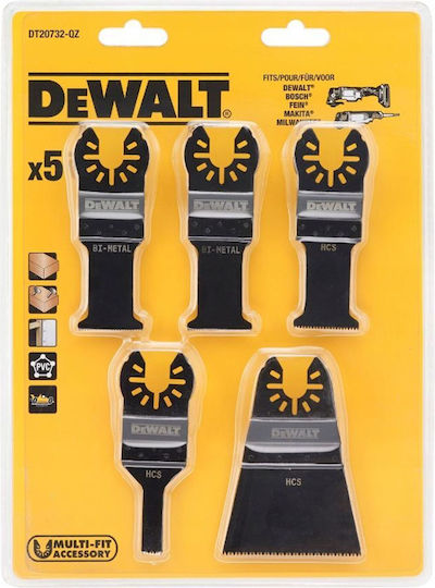 DEWALT Остриета за мултиинструмент 5бр aw_779692