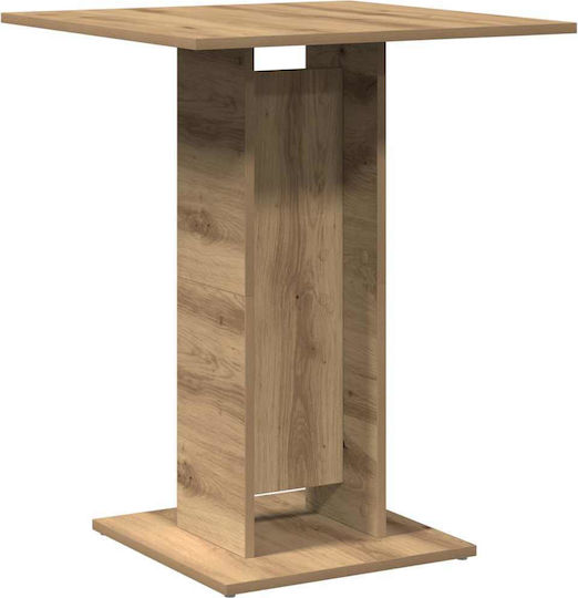 Bistro Τραπεζαρίας Τεχνίτης Δρυς 60x60x75εκ.