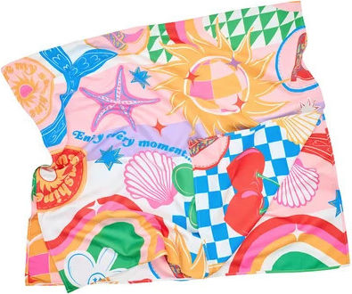 Dock & Bay Kids' Beach Towel Beige 160x90cm