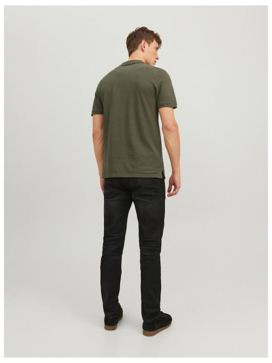 Polo Herrenbluse Kurzarm Grünes