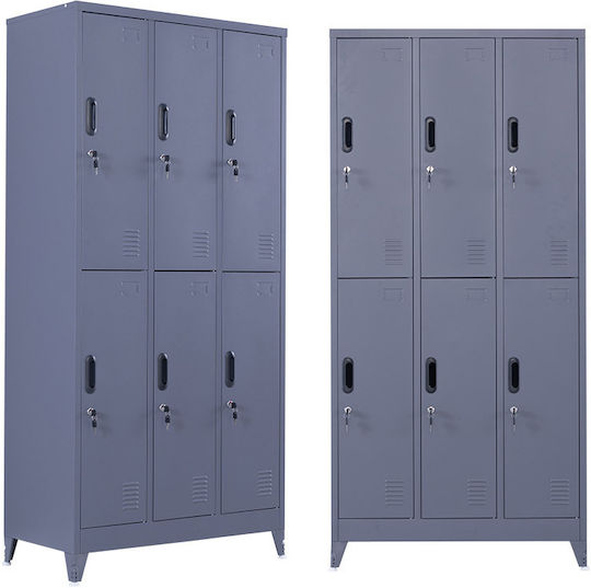 Dulap Metalic Steelen 90x45x190cm Antracit Mat Dulap Metalic Steelen 90x45x190cm Antracit Mat