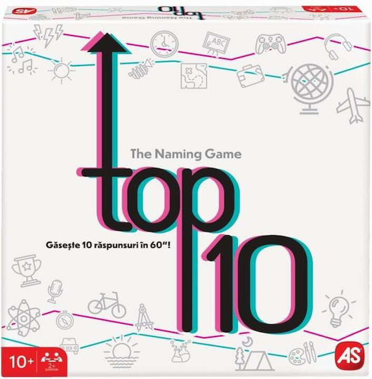 Επιτραπέζιο Παιχνίδι Top 10 για 2+ Παίκτες 10+ Ετών (RO) AS