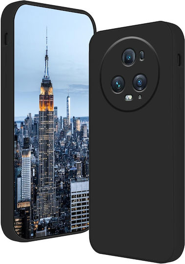 Back Cover Din Silicon Negru (Realme 5 Pro)