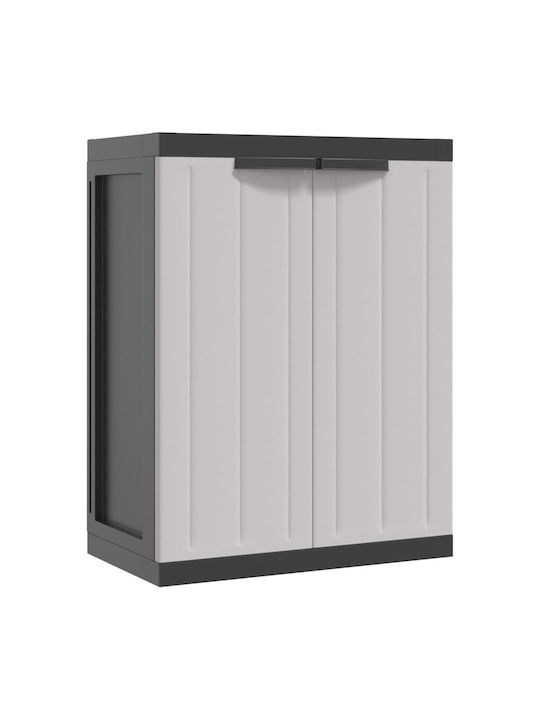 Double-leaf Polypropylene Outdoor Storage Cabinet 65x37x85 cm