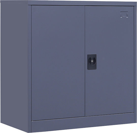 Dublu-Foi Metalică Galvanizată 90x45x91cm Antracit Mat Dublu-Foi Metalică Galvanizată 90x45x91cm Antracit Mat