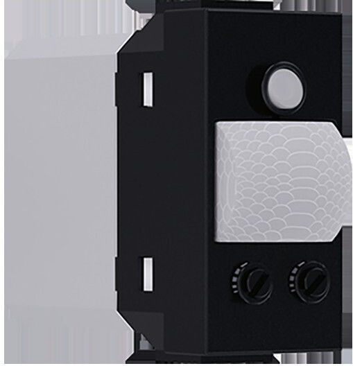 Aca Modys Χωνευτός Διακόπτης Dimmer χωρίς Πλαίσιο Κλασικός Μπουτόν 100W σε Μαύρο Χρώμα
