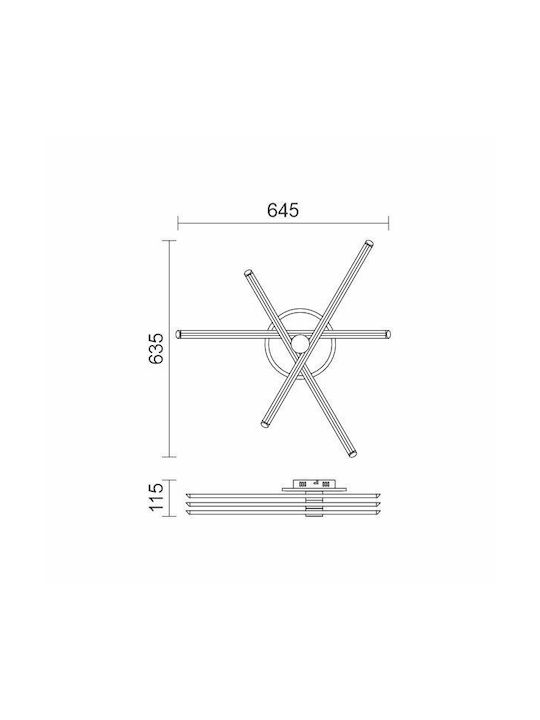 Spot Light Πλαφονιέρα LED