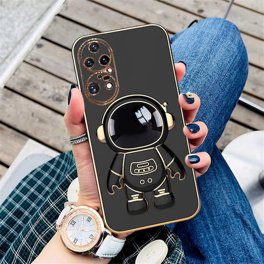 Back Cover Din Silicon Negru Huawei P60 Pro
