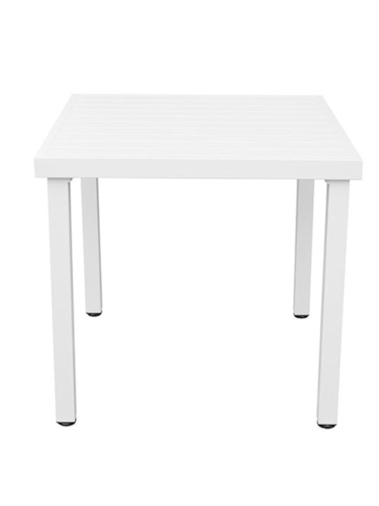 Madison Dining Room Set for Small Outdoor Spaces 3 Pieces Aluminum