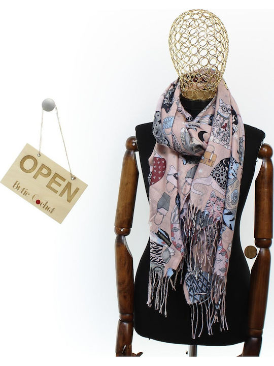 ButicCochet Women's Pink Shawl