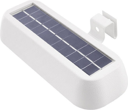 Lampă Solară de Perete Alb Rece 6500K cu Senzor de Mișcare și Fotocelul IP65 18x7cm