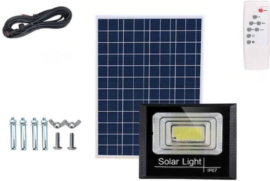 Lampa Solară de Drum 100W 9000lm Alb Rece 5500K cu Telecomandă IP67