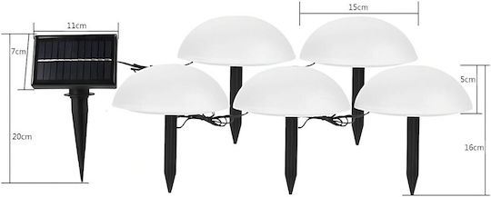 Solarleuchte 1.5W 600lm mit Warmes Weiß Licht 3000K