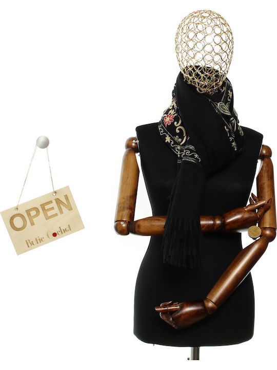 ButicCochet Women's Black Shawl