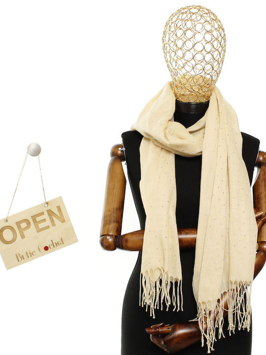 ButicCochet Damen Schal Beiges