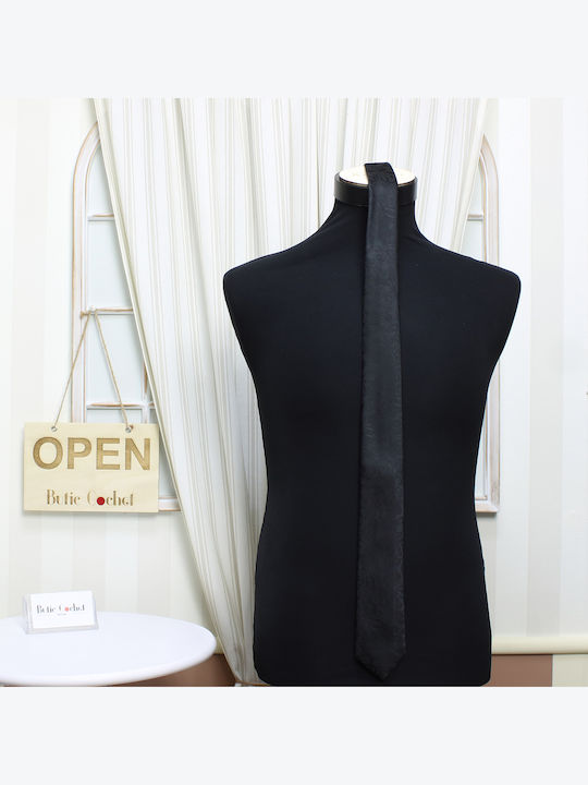 ButicCochet Set Herren Krawatte Synthetisch in Schwarz Farbe