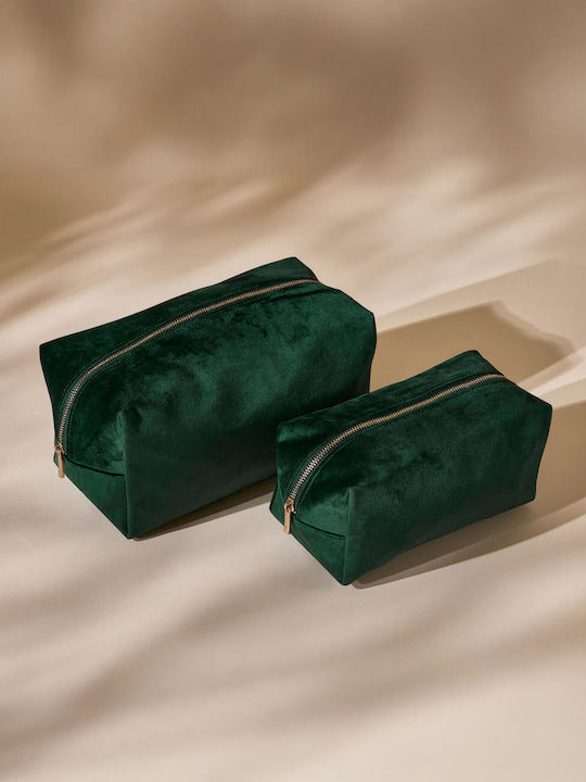 Travel Toiletry Bag Velvet Bg716 Bagbase Dark Emerald