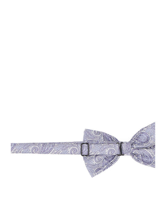 Set De 3 Piese Cravată Papillon Butoni De Manșetă Batistă De Buzunar Bărbați ButicCochet Violet Setp300