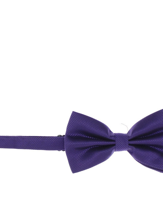 Cravată Papillon Bărbați ButicCochet Material Sintetic 7x12 Cm Violet Închis Pap355