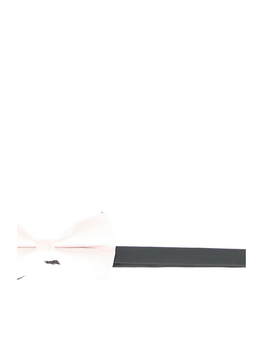 Cravată Papillon Bărbați ButicCochet Din Material Sintetic 7x12 Cm Model Cu Buline Roz Pal Pap321