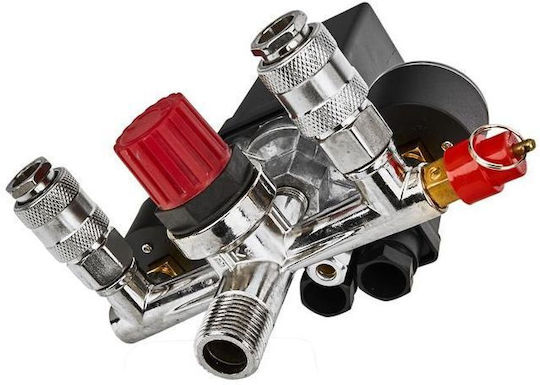 Compressor Pressure Switch Quick Connectors Gauges Kraft&dele Kd11270 230 V 8 Bar
