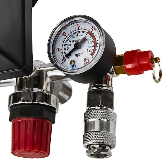 Compressor Pressure Switch Quick Connectors Gauges Kraft&dele Kd11270 230 V 8 Bar