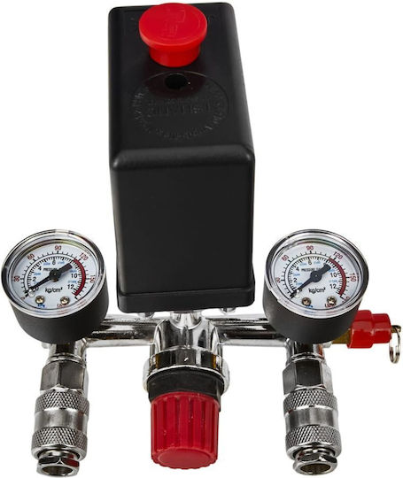 Compressor Pressure Switch Quick Connectors Pressure Gauges Kraft&dele Kd2176 230 V 8 Bar Pressure Adjustment