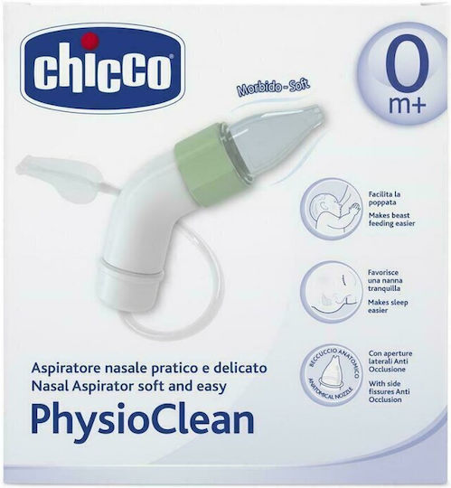 Chicco PhysioClean Aspirator Nazal Rinic Obturator Nazal pentru Sugari și Copii