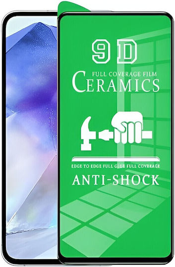 2.5D 0.33mm Ceramic Screen Protector Μαύρο (Galaxy A35)