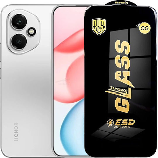 0.35mm Privacy Tempered Glass Negru (Honor 400)