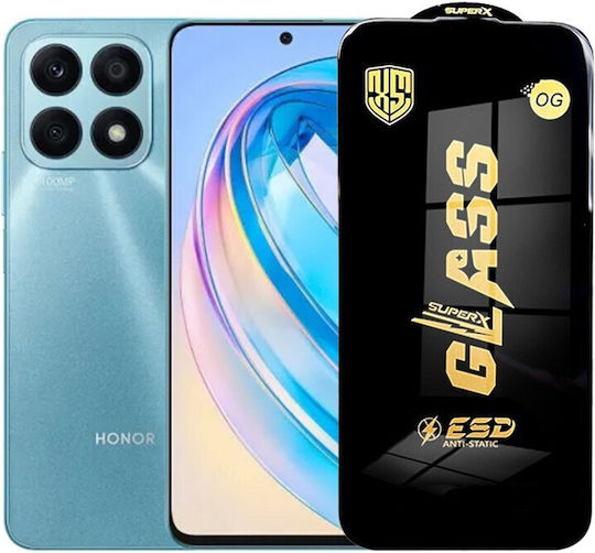 0.35mm Displayschutzfolie Schwarz für Honor X8a