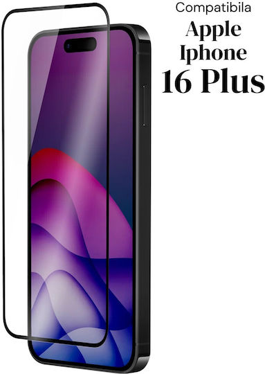 2.5D 0.33mm Ceramic Screen Protector Μαύρο (iPhone 15 Plus / 16 Plus)