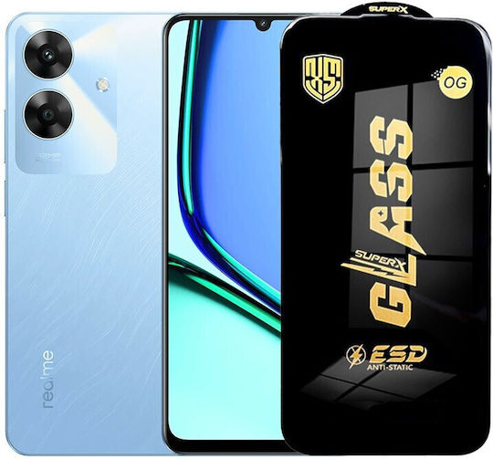 0.35mm Screen Protector Μαύρο (Realme Note 60)