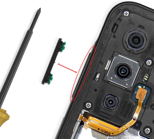 Clappio Replacement Volume Button Galaxy A17 4g 5g Black